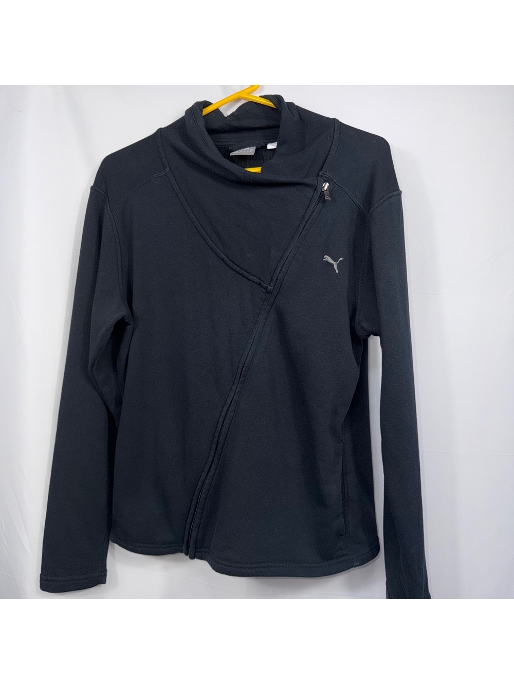 Puma Black Asymmetrical Zip Jacket Women’s XL